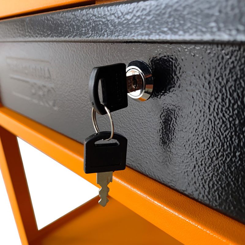 Carrinho Para Ferramentas Aberto Com 1 Gaveta Laranja (44951/002) - Tramontina Pro
