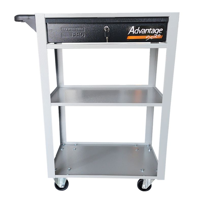 Carrinho Para Ferramentas Aberto Com 1 Gaveta Cinza (44951/006) - Tramontina Pro