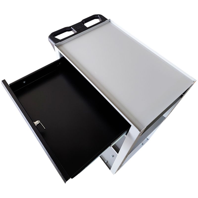 Carrinho Para Ferramentas Aberto Com 1 Gaveta Cinza (44951/006) - Tramontina Pro