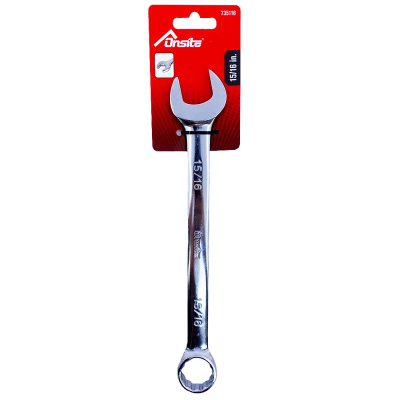Chave Combinada em Aço Carbono 15/16'' (735116) - Onsite