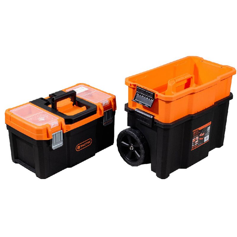 Caixa de Ferramentas Modular 3x1 Com Rodas (583,0004) - Tactix