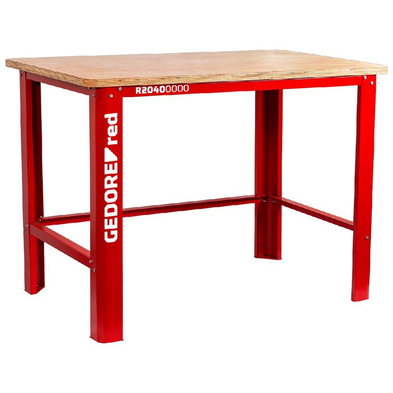 Bancada Vermelha 1200x700x25mm - 500kg (R20400000) - Gedore Red