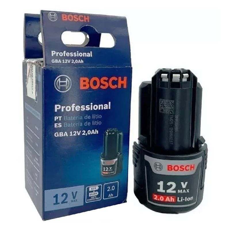 Bateria de Íons de Lítio Bosch GBA 12V 2,0Ah 
