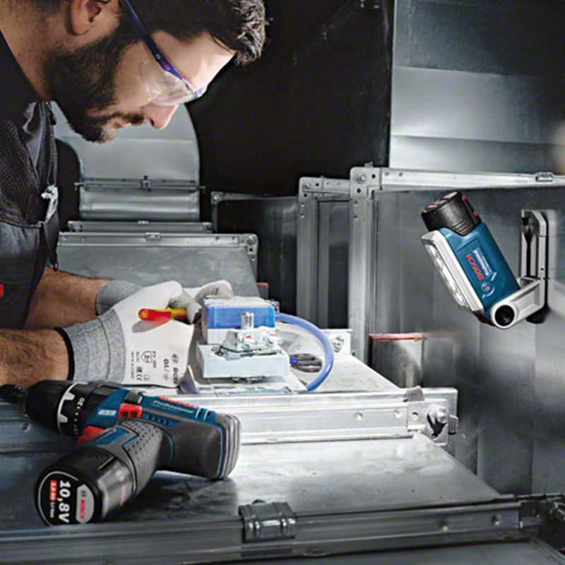 Lanterna a Bateria Bosch GLI 12V-330, 12V, com 330 Lúmens, sem Bateria e sem Carregador