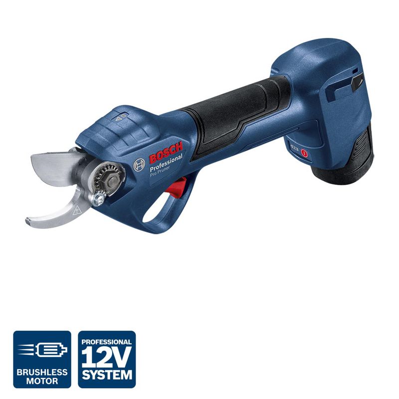Tesoura de Poda a Bateria Pro Pruner BRUSHLESS 12V, 2 baterias, carregador e maleta - Bosch