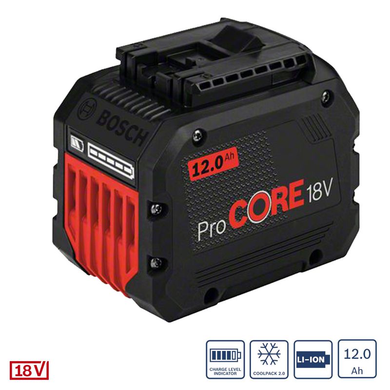 Bateria de Íons de Lítio Bosch ProCORE 18V 12,0Ah