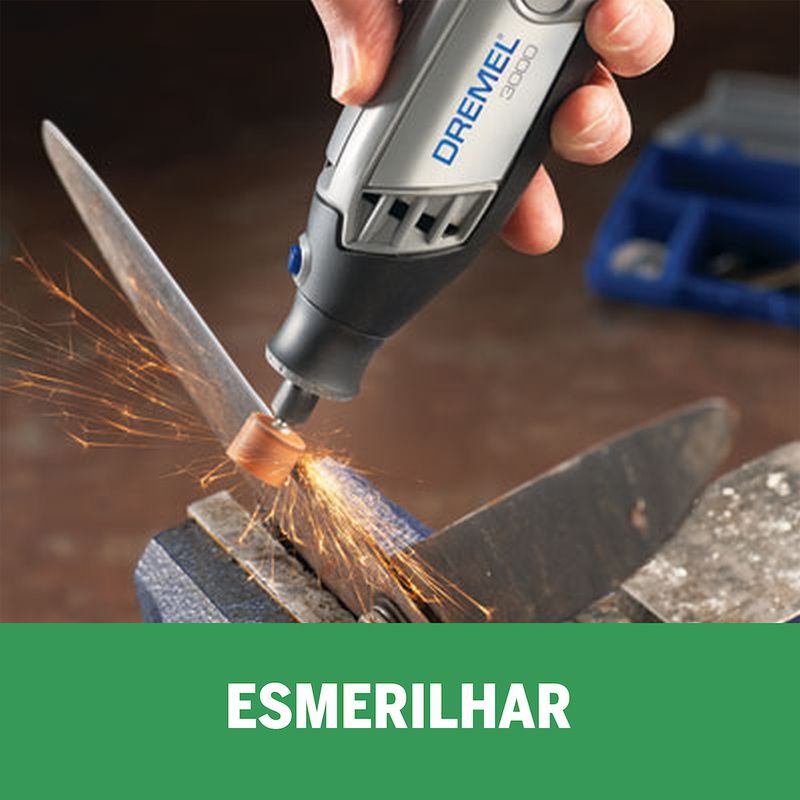 Micro Retífica Profissional Dremel 3000 Com 10 Acessórios - DREMEL 