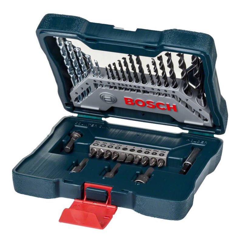 Kit de Pontas e Brocas Bosch X-Line 33 Peças