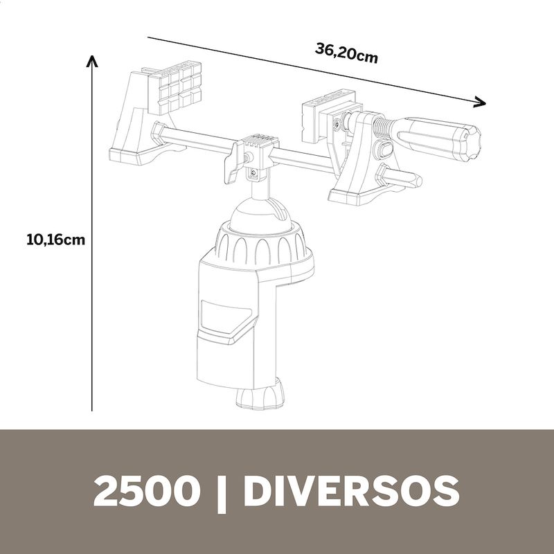 Morsa Multidirecional 2500 - Dremel 