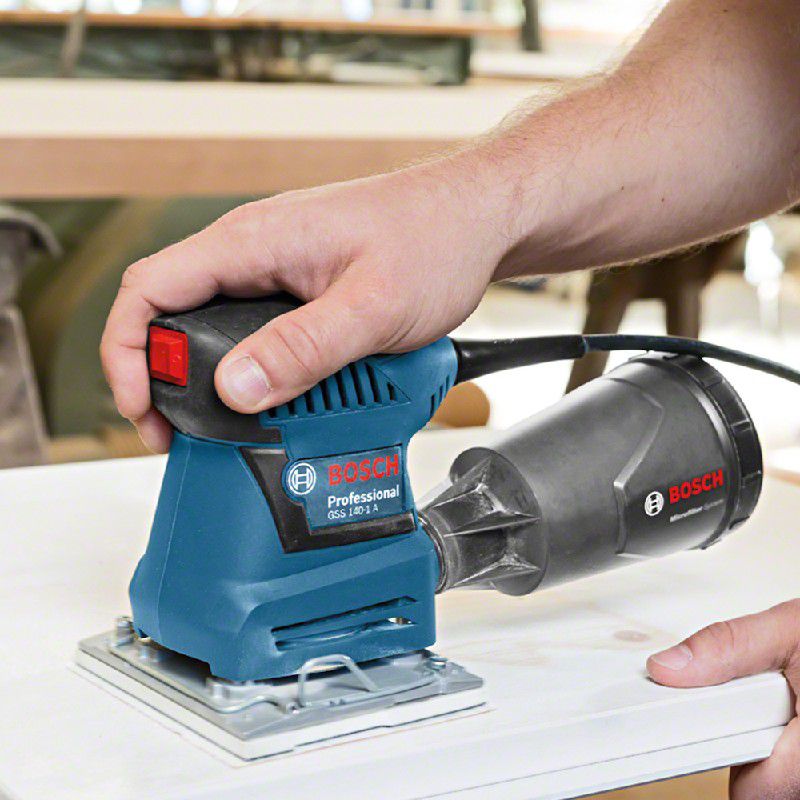 Lixadeira Orbital de Palma Bosch GSS 140-1A 180W 3 lixas