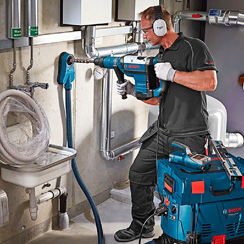 Sistema de aspiração de pó Bosch GDE 68 para perfurações até 68 mm