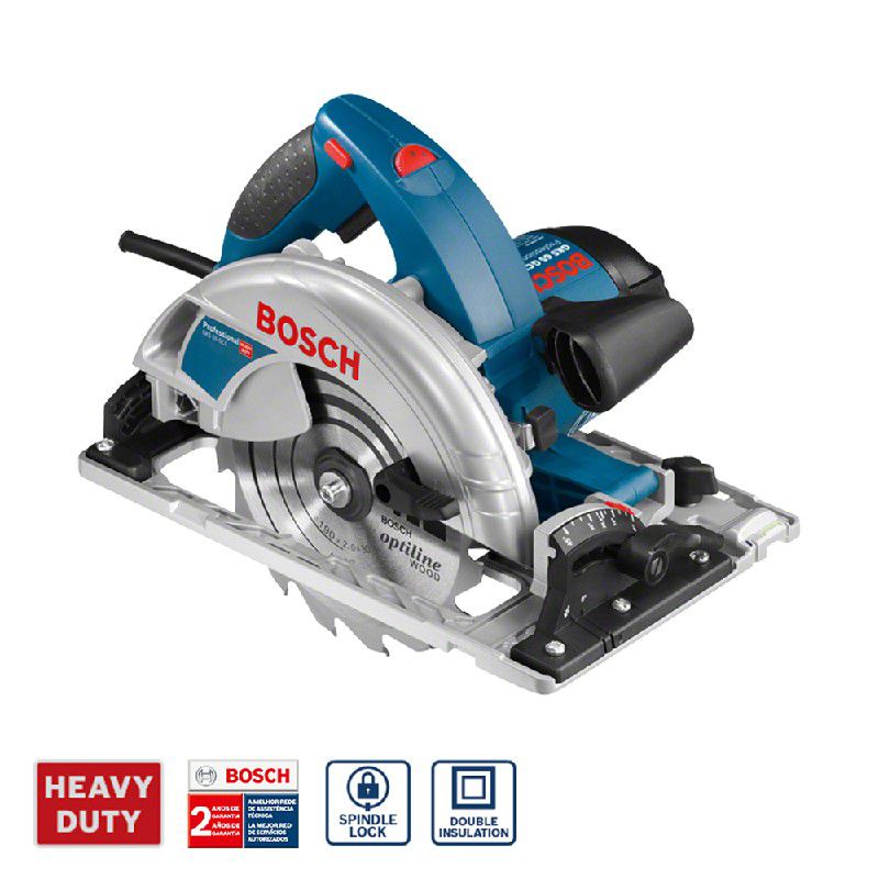 Serra Circular Bosch GKS 65 GCE 1800W 220V 1 Disco e Guia