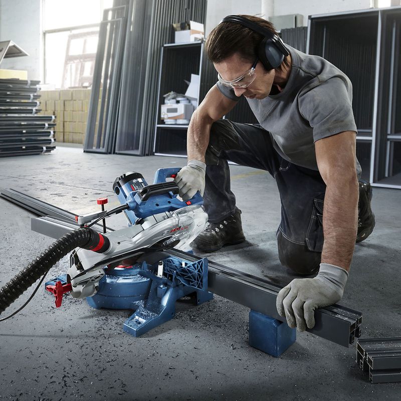 Serra Meia Esquadria GCM 254 Com Disco Multimaterial 80 Dentes - Bosch