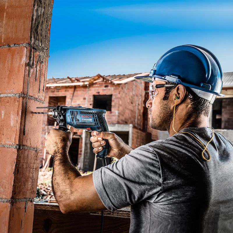 Furadeira de Impacto Bosch GSB 13 RE 650W, com 5 Brocas em Maleta