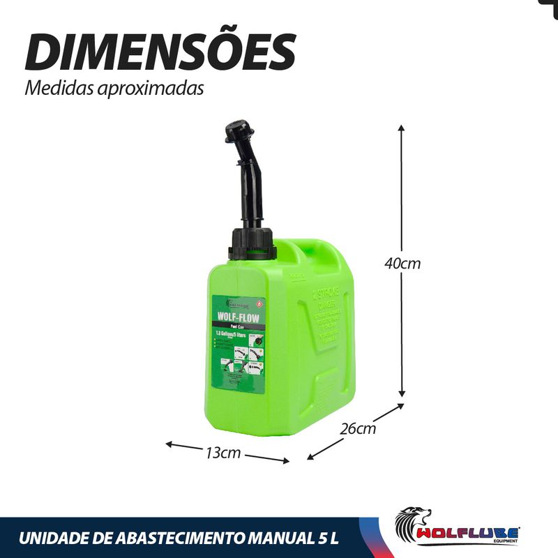 Unidade de Abastecimento Manual Para Transferência de Óleo 5L (2084) - Lupus