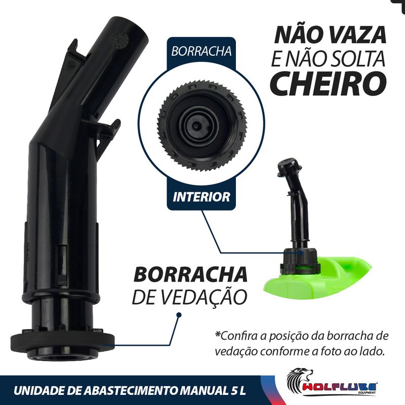 Unidade de Abastecimento Manual Para Transferência de Óleo 5L (2084) - Lupus