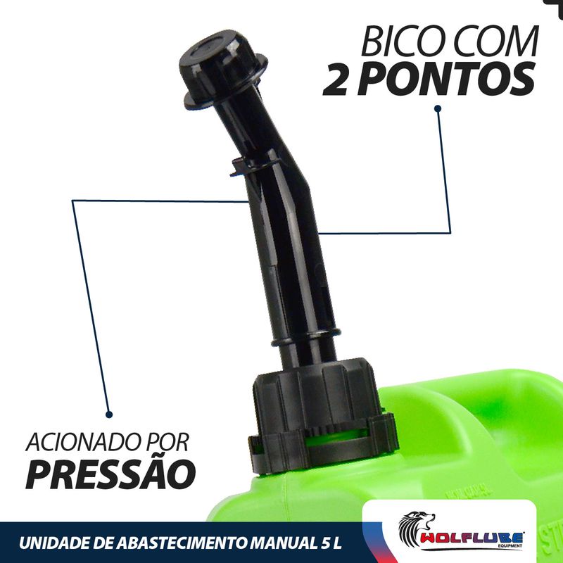 Unidade de Abastecimento Manual Para Transferência de Óleo 5L (2084) - Lupus