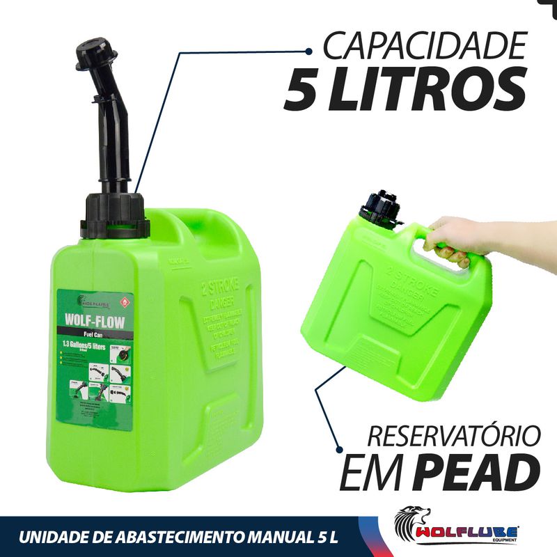 Unidade de Abastecimento Manual Para Transferência de Óleo 5L (2084) - Lupus