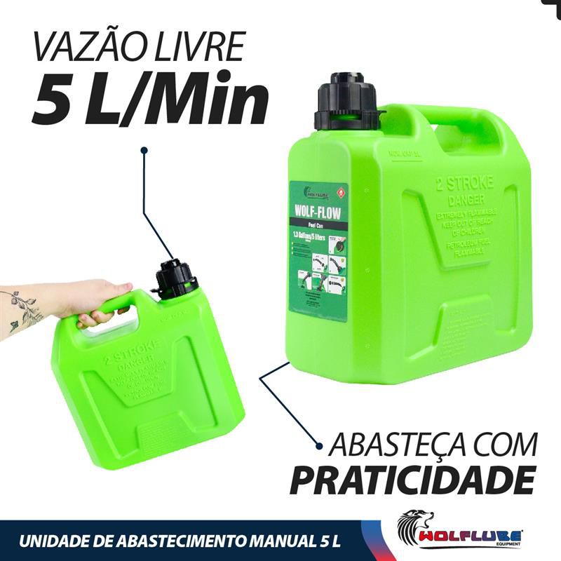 Unidade de Abastecimento Manual Para Transferência de Óleo 5L (2084) - Lupus