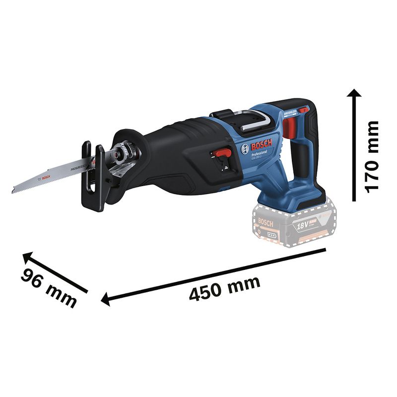 Serra Sabre 18V Brushless SB (GSA 185-LI) - Bosch