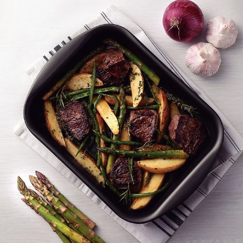 Assadeira Funda Brasil em Alumínio Antiaderente Grafite (20051/028) - Tramontina