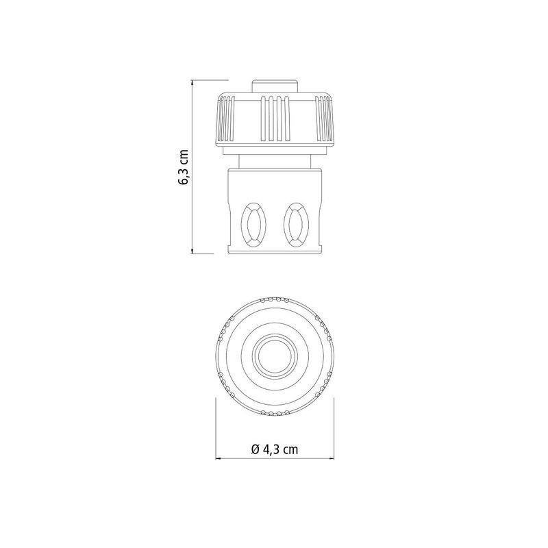 Engate Rápido Para Mangueiras 5/8'' e 3/4'' (78506/600) - Tramontina