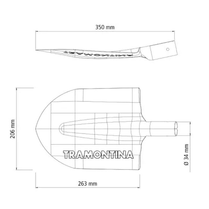 Vanga Com Ponta Sem Cabo (77402/004) - Tramontina
