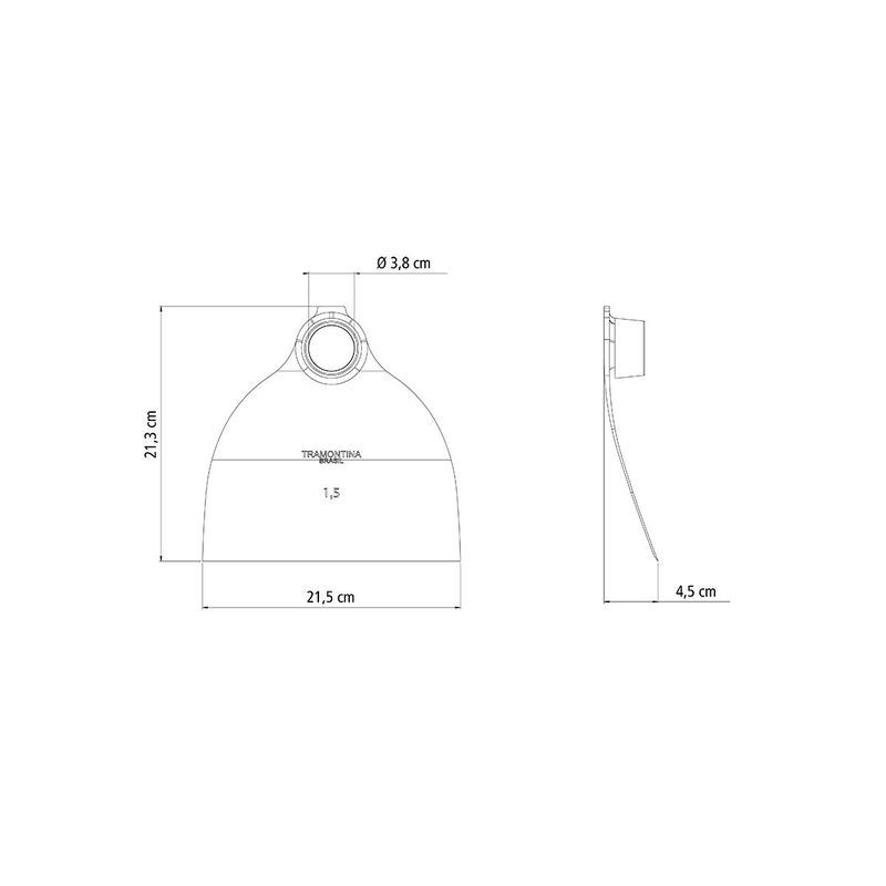 Enxada Estreita em Aço Sem Cabo 1.5 (77218/154) - Tramontina