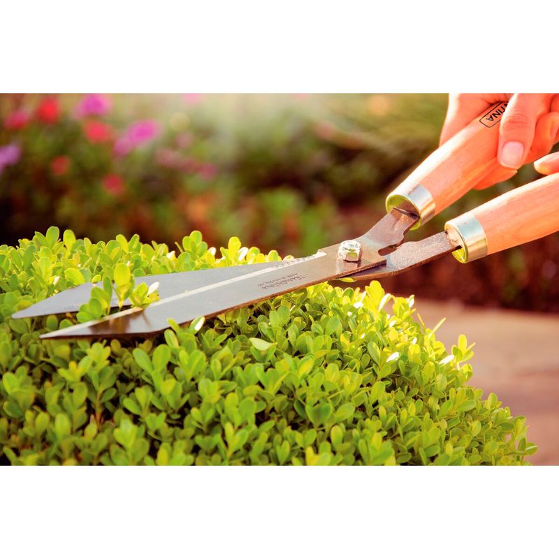 Tesoura Para Cerca Viva / Grama Com Cabo de Madeira (78331/125) - Tramontina