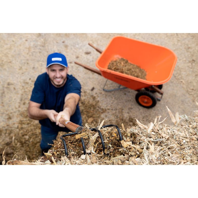 Forcado Metálico em Arame Curvo 4D Sem Cabo (77140/044) - Tramontina