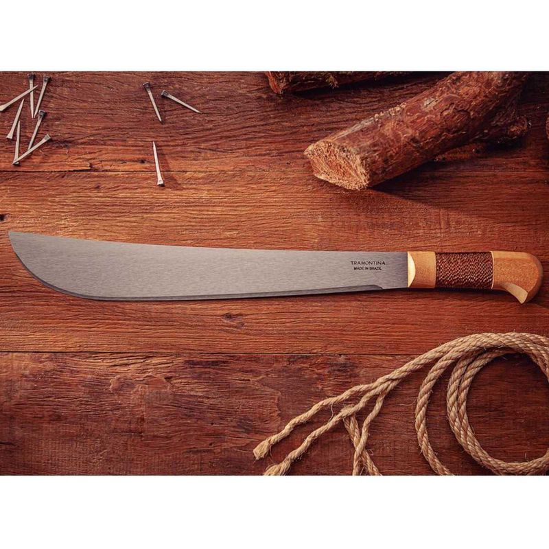 Facão Para Mato Com Cabo de Madeira 17'' (26623/017) - Tramontina