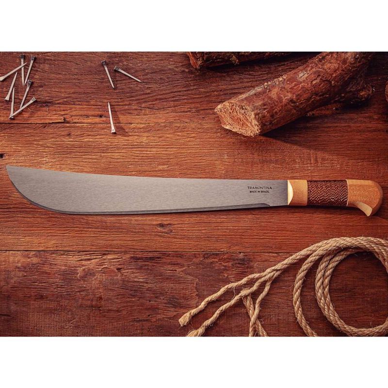 Facão Para Mato Com Cabo de Madeira 21'' (26623/021) - Tramontina