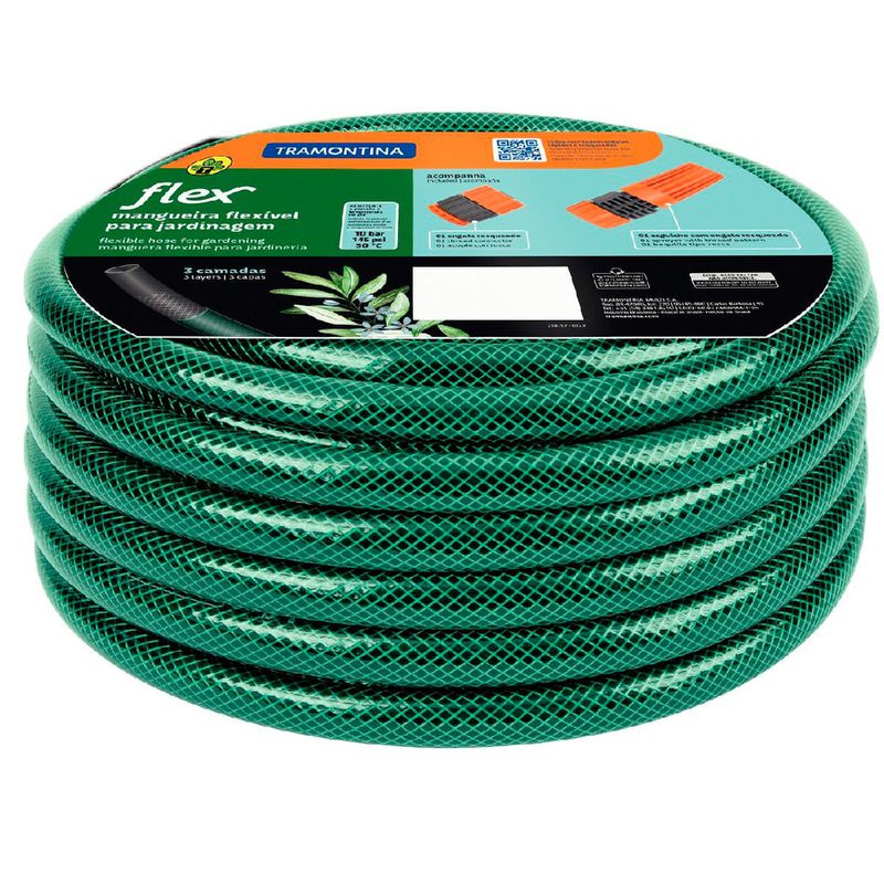 Mangueira Para Jardim Flex Com Engate Rápido 25m (79172/250) - Tramontina