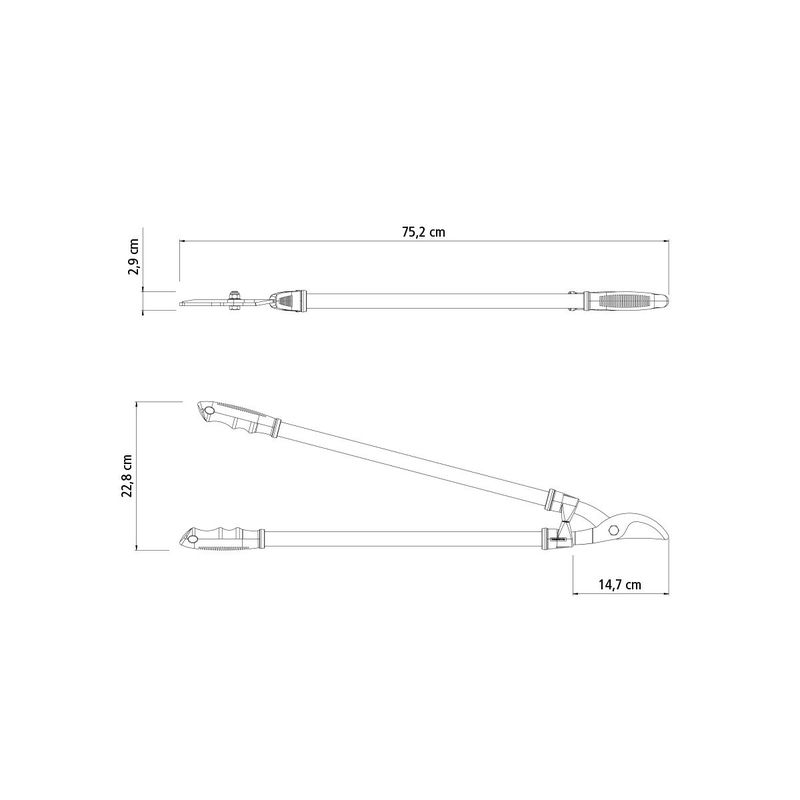 Tesourão de Poda Tipo Bypass Com Cabo Metálico (78362/505) - Tramontina