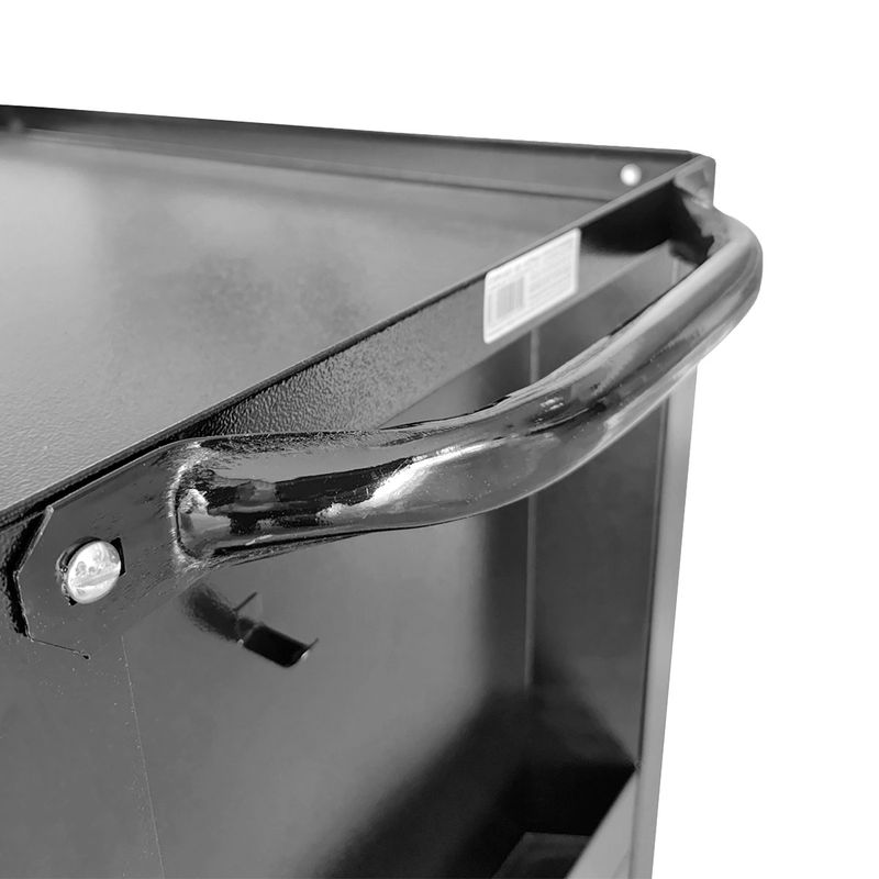 Carrinho Para Ferramentas Aberto Com 1 Gaveta Preto (CS02) - Fercar