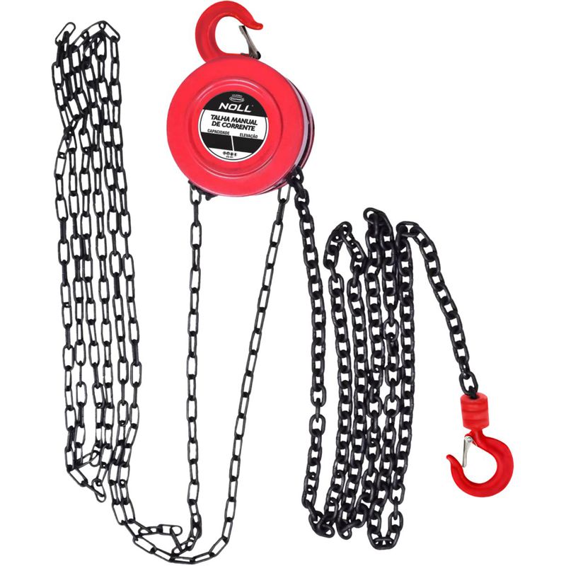 Talha Manual de Corrente 3000 Kg x 5 Metros (538,0009) - Noll