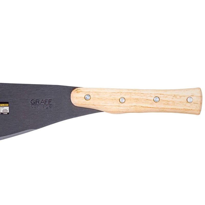 Facão Para Cana de Açúcar Com Cabo de Madeira 15'' (672,0002) - Graff Vantage
