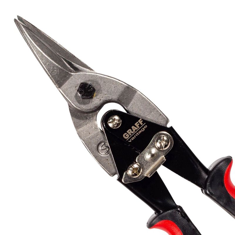 Tesoura Para Chapa Tipo Aviação (Reta) 10'' (699,0001) - Graff Vantage
