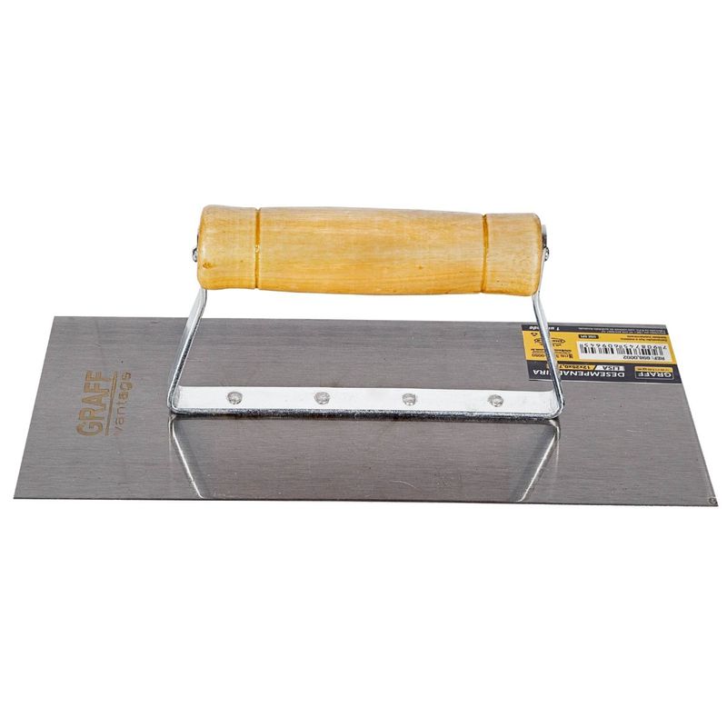 Desempenadeira Lisa Com Cabo de Madeira (698,0002) - Graff Vantage