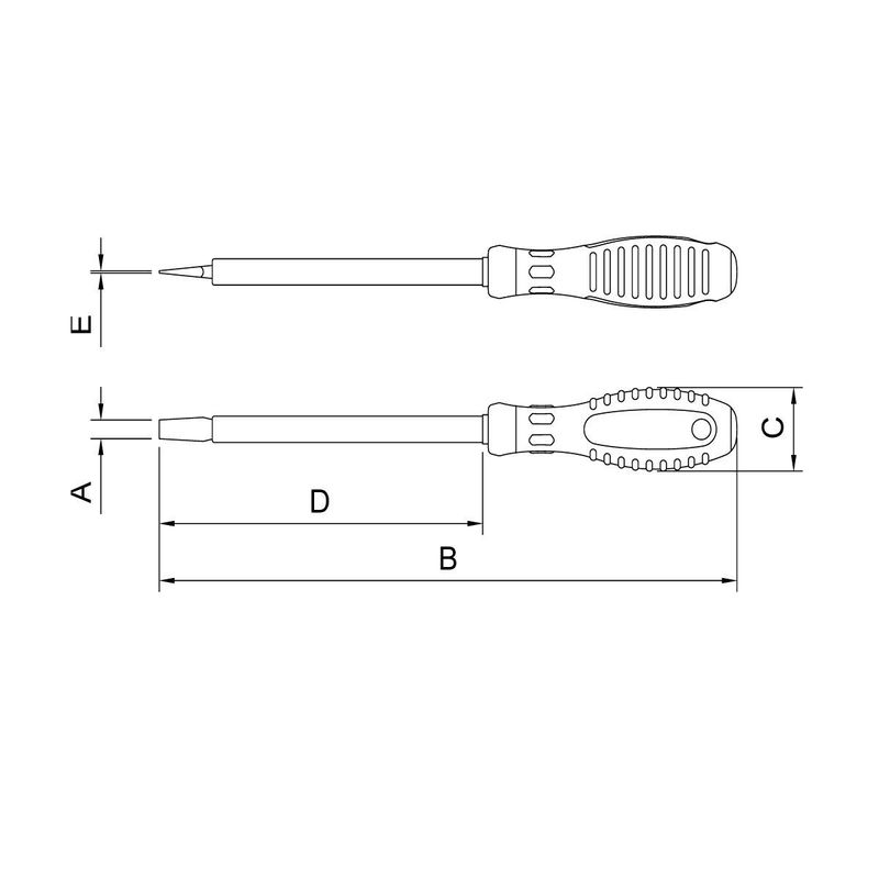 Chave de Fenda Ponta Chata Isolada IEC 60900 - 5 x 100mm (44315/021) - Tramontina Pro