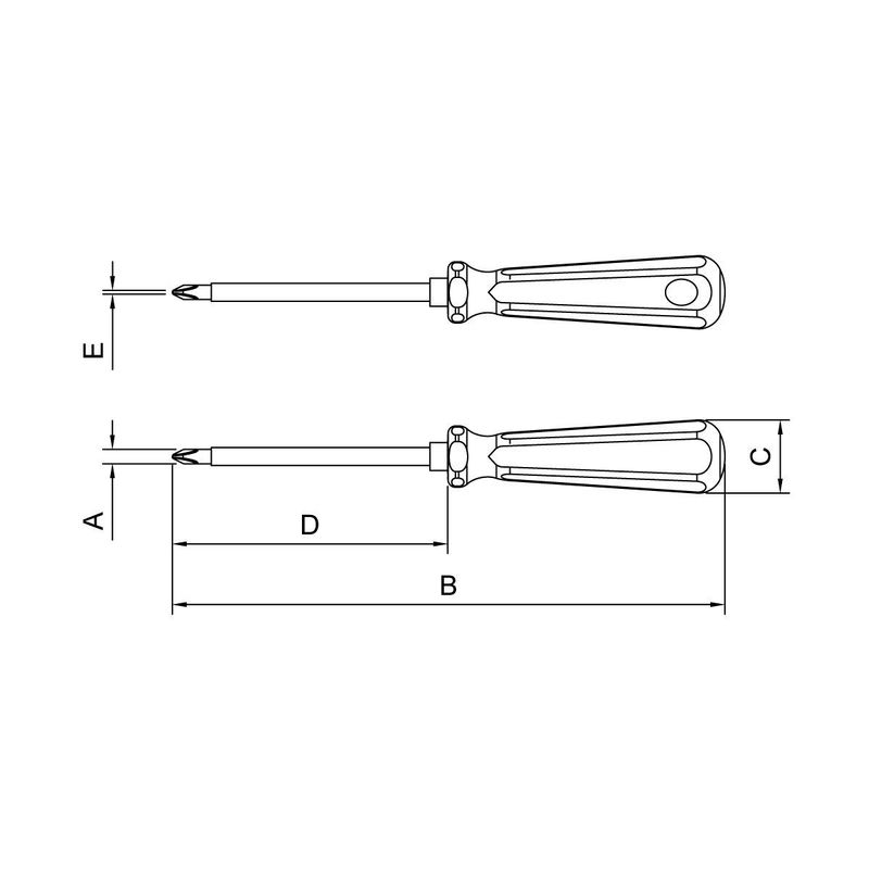 Chave Phillips Isolada 1/8'' x 8'' (44116/014) - Tramontina Pro