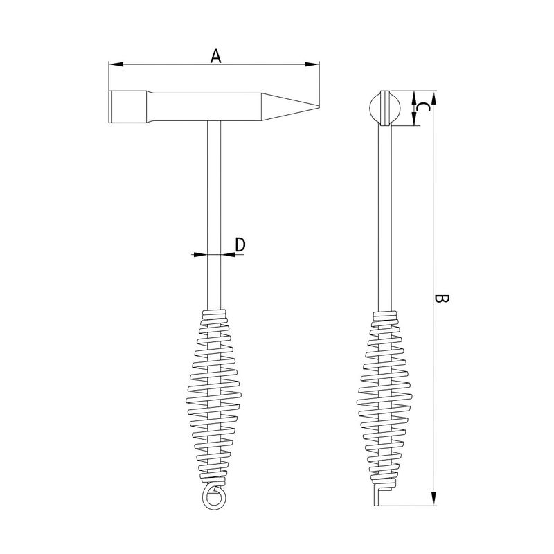 Martelo Picador de Solda 300g (40454/000) - Tramontina Pro