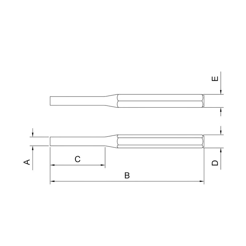 Saca-pino Paralelo 8mm (44471/108) - Tramontina Pro
