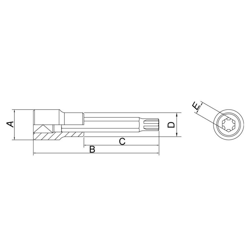 Soquete Ribe Longo 1/2'' x 12mm (44866/112) - Tramontina Pro