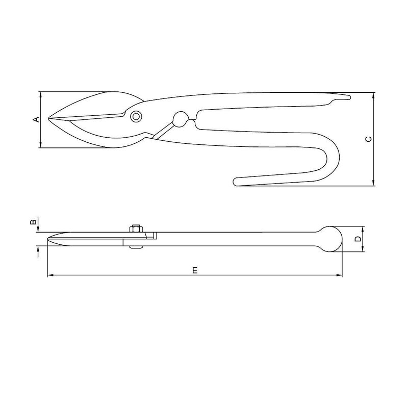 Tesoura Para Chapa Modelo Português 10'' (44067/110) - Tramontina Pro