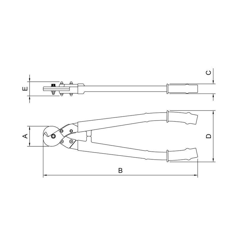 Tesoura Corta Cabos Isolada 24'' (44309/024) - Tramontina Pro