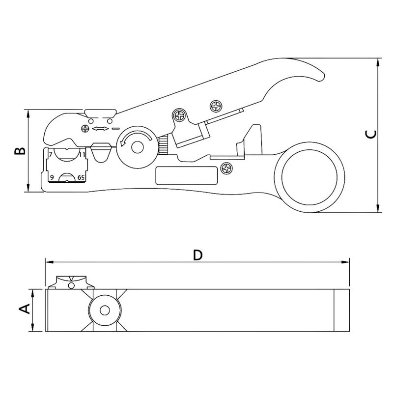 Alicate Desencapador de Fios 5'' (44051/105) - Tramontina Pro