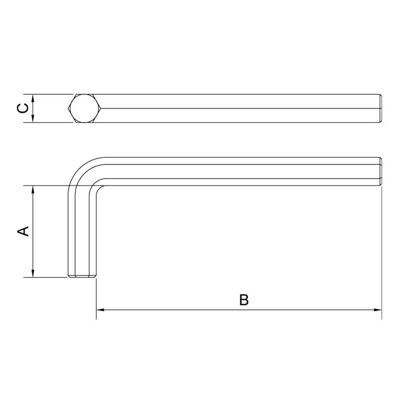 Chave Allen Multidentada Longa 8mm (44466/008) - Tramontina Pro