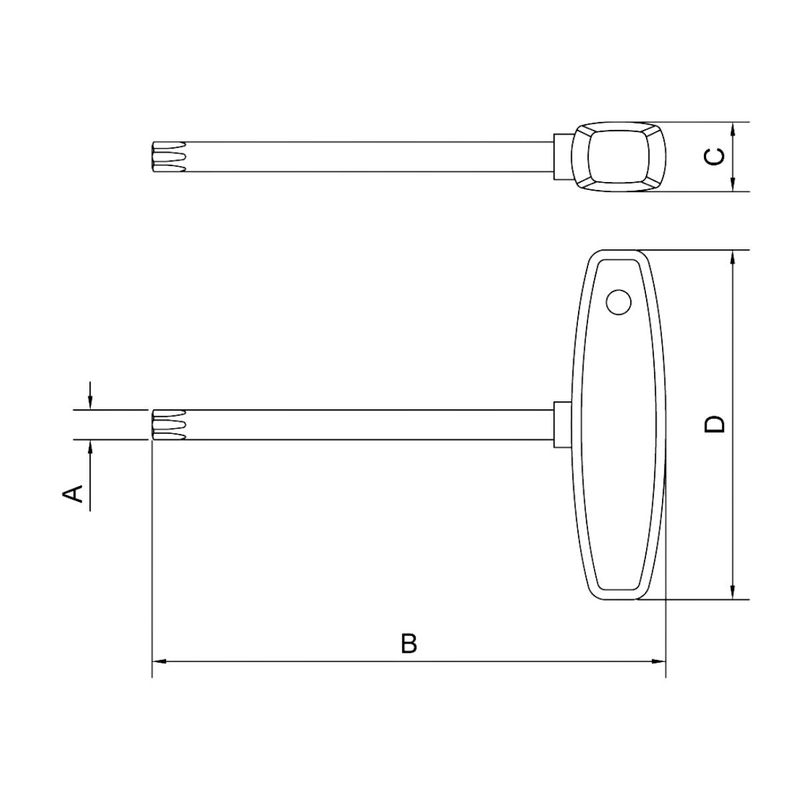 Chave Allen Com Cabo 3mm (44360/103) - Tramontina Pro