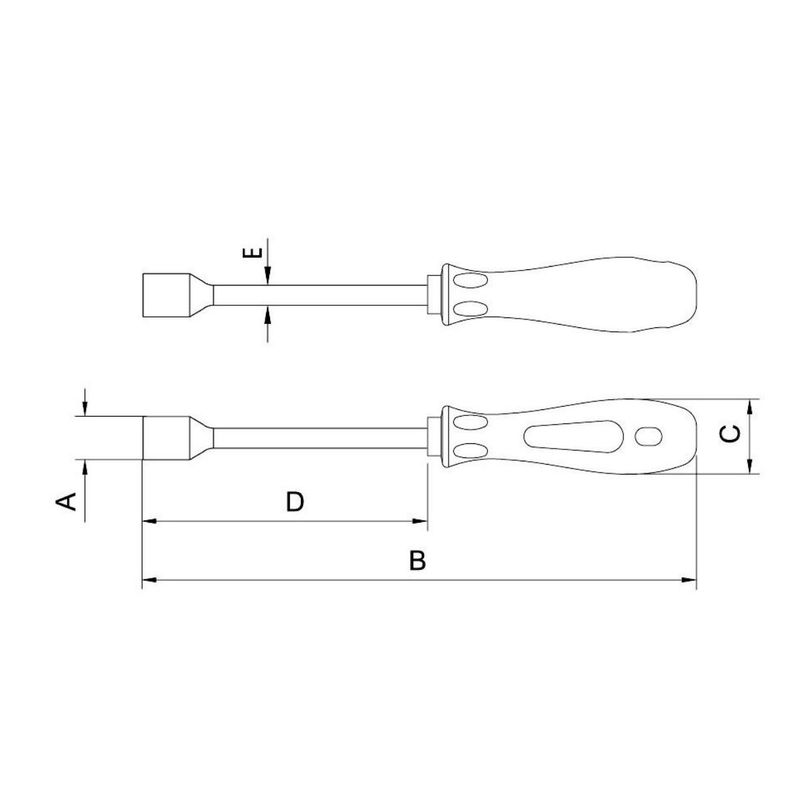 Chave de Fenda Canhão em Aço Cromo Vanádio 5mm (44251/005) - Tramontina Pro